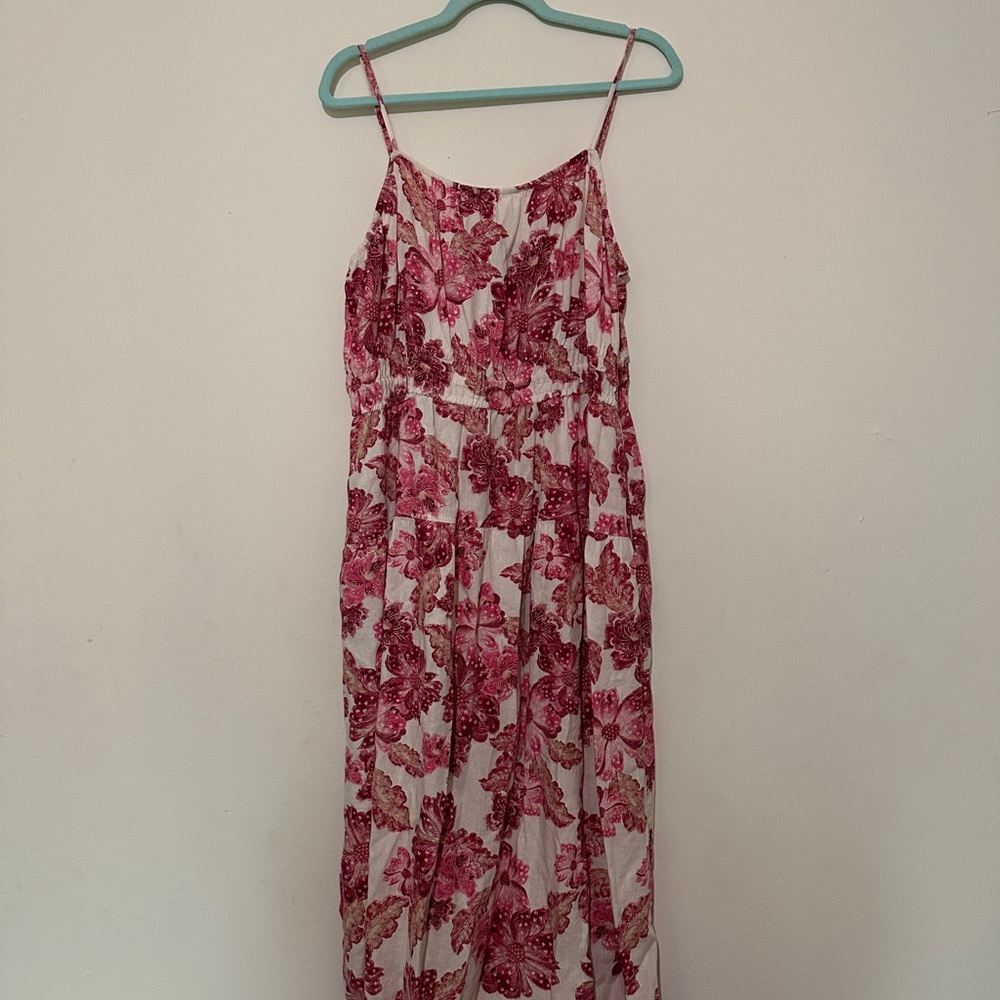 Flowered Old Navy Midi Dress